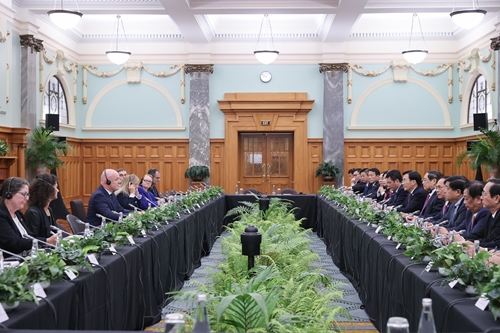 Thủ tướng Chính phủ Phạm Minh Chính hội đàm với Thủ tướng New Zealand Christopher Luxon